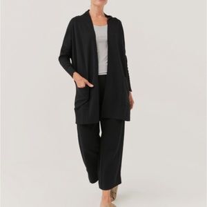 Pact Black Women's Cardigan Sweater